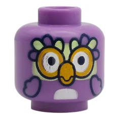 LEGO Head Minifig with Alien Bird Pattern (Chattermax)