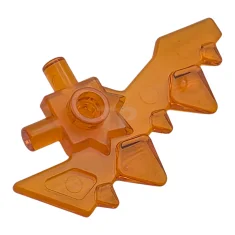 LEGO Minifig, Weapon Blade with Bars and 5 Spikes