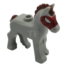 LEGO Horse, Foal with Stud on Back with Molded Reddish Brown…