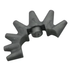 LEGO Minifigure, Hair Mohawk Conical Spikes - Flexible Rubber