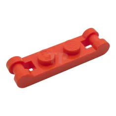 LEGO Plaat, aangepast 1 x 2 met handgrepen aan uiteinden