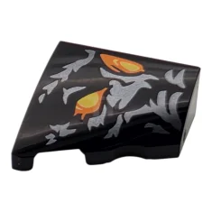 LEGO Wedge 2 x 2 x 2/3 Left with 2 Yellow…