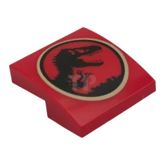 LEGO Pendenza 2 x 2 x 2/3 curvo con motivo del…