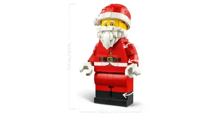 LEGO Grote minifiguur van de Kerstman