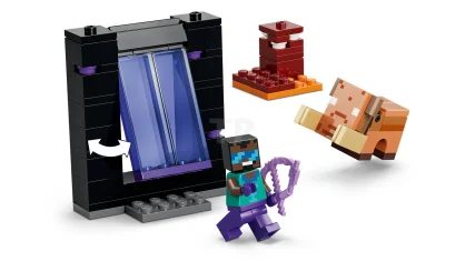 LEGO Reise durch Nether und Endportal