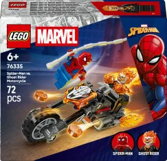 LEGO Spider-Man et sa moto contre Ghost Rider