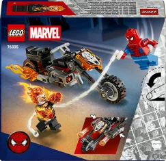 LEGO Spider-Man et sa moto contre Ghost Rider
