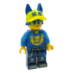 LEGO Logan - Minifigure, sweat à capuche bleu