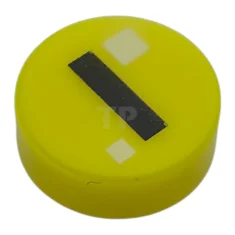 LEGO Carreau 1 x 1 rond avec motif de ligne