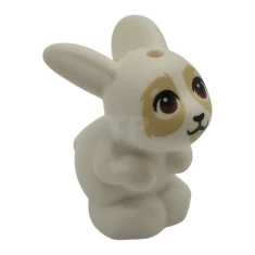 LEGO Bunny / Rabbit, Friends Style, Sitting with Reddish Brown Eyes,…