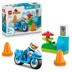 LEGO Blaues Polizeimotorrad