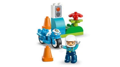 LEGO Blaues Polizeimotorrad