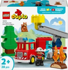 LEGO Löschauto mit Schlauch und Feuerwehrmann