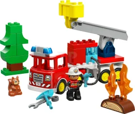 LEGO Löschauto mit Schlauch und Feuerwehrmann