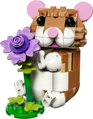 LEGO Schattige hamster met bloem