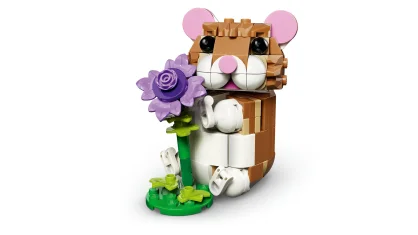 LEGO Schattige hamster met bloem