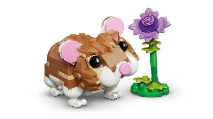 LEGO Schattige hamster met bloem