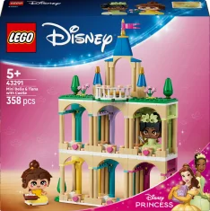 LEGO Die Mini-Prinzessinnen Belle und Tiana mit ihrem Schloss