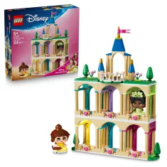 LEGO Die Mini-Prinzessinnen Belle und Tiana mit ihrem Schloss