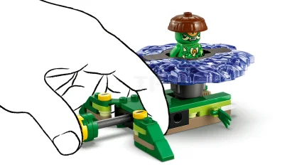 LEGO Nya vs. Mutationsmonster-Spinner