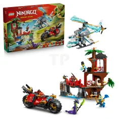 LEGO Showdown am Baumhaus mit dem Ninja-Bike