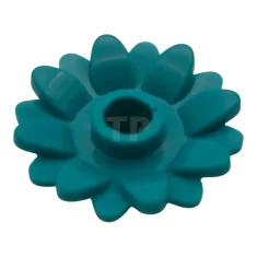 LEGO Plaque 1 x 1 ronde avec pétales (tournesol)