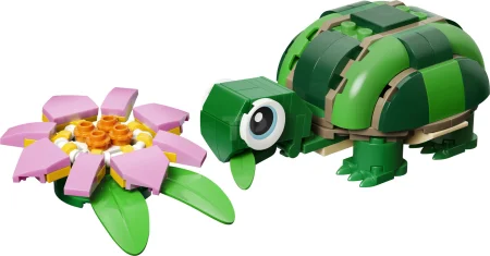 LEGO Schildpad met waterlelie