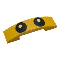 LEGO Pendenza, curvo 4 x 1 x 2/3 Doppio con occhi…