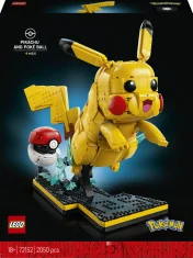 LEGO Pikachu en Pokéball