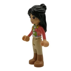 LEGO Friends Liann - Coral Patchwork Jacket, Tan Trousers with Medium…