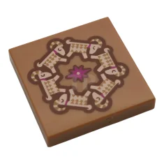 LEGO Tile 2 x 2 with Big Horn Sheep Wreath and…