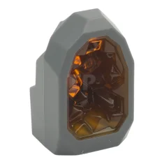 LEGO Rock 1 x 1 Geode with Molded Trans-Orange Crystals Pattern