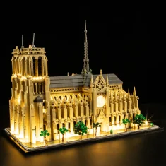 LEGO Light kit for LEGO® 21061 Notre-Dame de Paris (Remote Version)