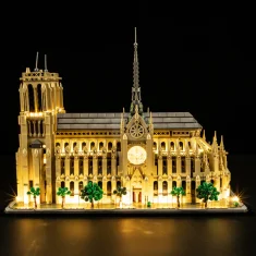 LEGO Light kit for LEGO® 21061 Notre-Dame de Paris (Remote Version)