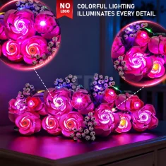 LEGO Light kit for LEGO® 10374 Bouquet of Pink Roses
