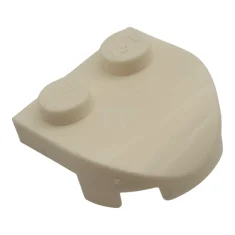 LEGO Brique, ronde 2 x 2 x 2/3 Demi-cercle prolongé avec…