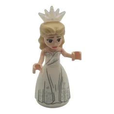 LEGO Glinda - Mini Doll, White Dress, Wide Skirt