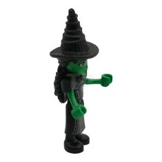 LEGO Elphaba - Mini Doll, Black Coat over Dress, Hat, Shoulder…