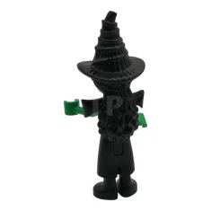 LEGO Elphaba - Mini Doll, Black Coat over Dress, Hat, Shoulder…