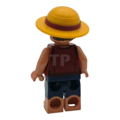 LEGO Monkey D. Luffy - Hair Combo, Straw Hat with Black…