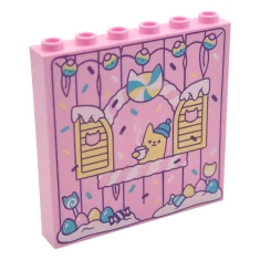 LEGO Panel 1 x 6 x 5 with Wall Panel with…