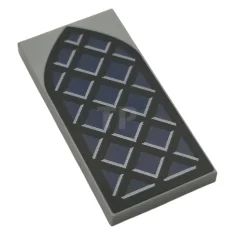 LEGO Tile 2 x 4 with Arched Window with Lattice Pattern