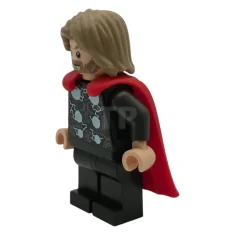LEGO Thor - Mantello di gomma flessibile, gambe nere, capelli scuri…