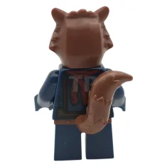 LEGO Rocket Raccoon - Vestito blu scuro, sciarpa rosso scuro, testa…