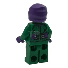 LEGO Bouffon vert - Tenue verte, capuchon violet foncé