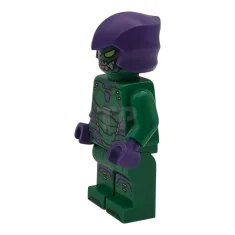 LEGO Bouffon vert - Tenue verte, capuchon violet foncé