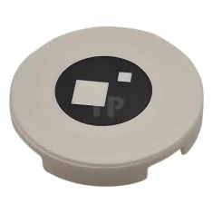 LEGO Tile 2 x 2 Round with Bottom O and Squares…