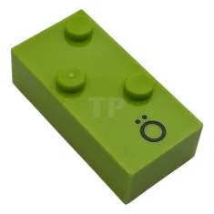 LEGO Brick, Braille 2 x 4 with 3 Studs with Black…