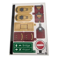 LEGO Foglio di adesivi per il set 76343 - (10115874/6586341)