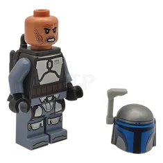 LEGO Jango Fett - Nougat Head, Plain Arms